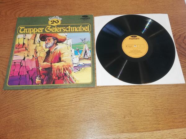 Karl May Folge 29 Trapper Geierschnabel  Die Grüne Serie 1976 Maritim 47398 NW Deutsche Pressung VG+/VG+